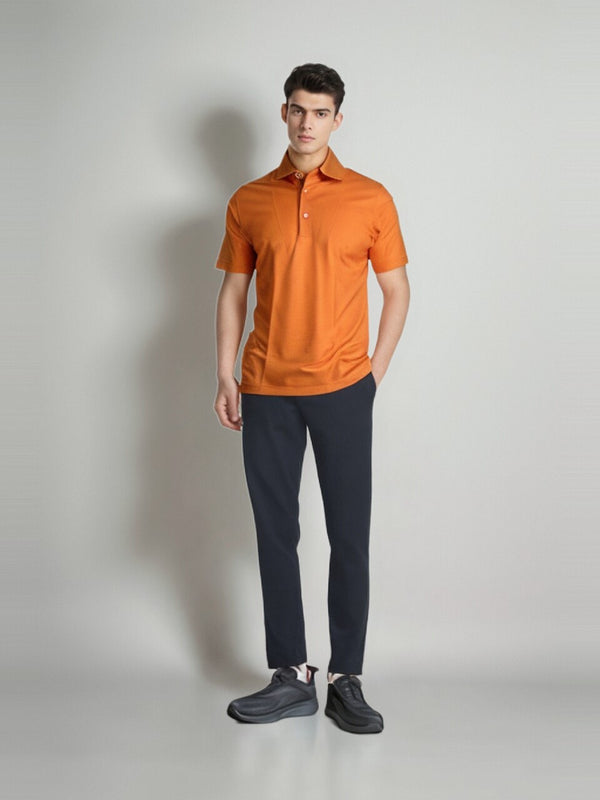 Gran Sasso Cotton Short Sleeve Polo Shirt