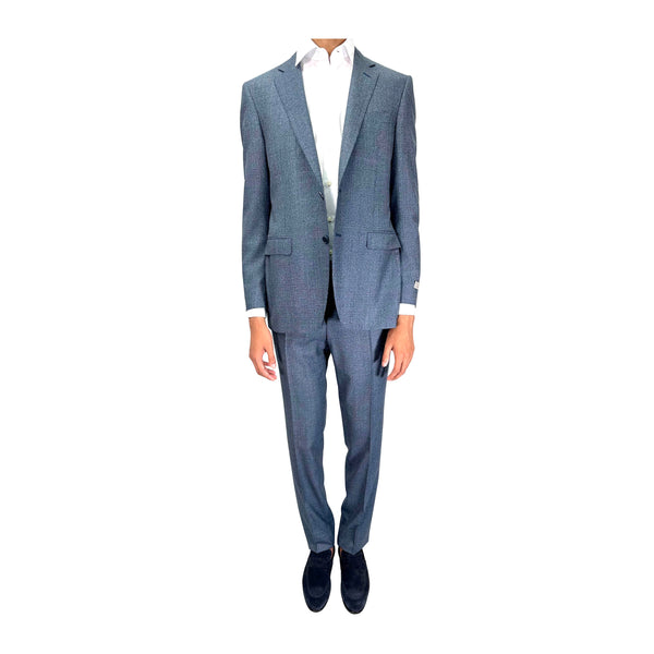 Canali Blue Fleck Suit