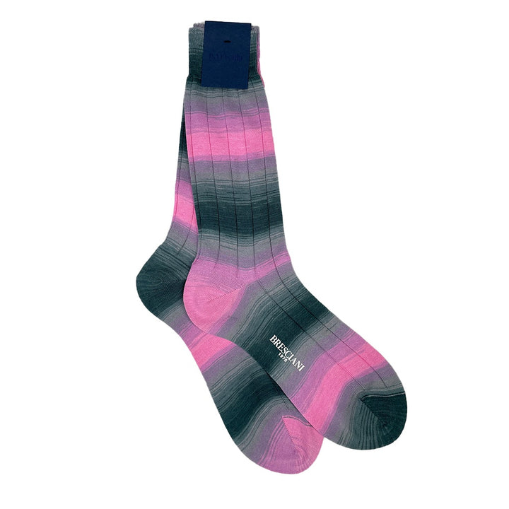 Bresciani Colourtone Woven Socks 1