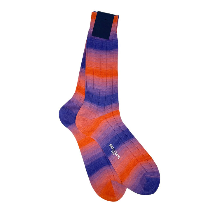 Bresciani Colourtone Woven Socks 5