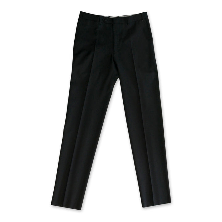 Canali Plain Flat Front Trousers