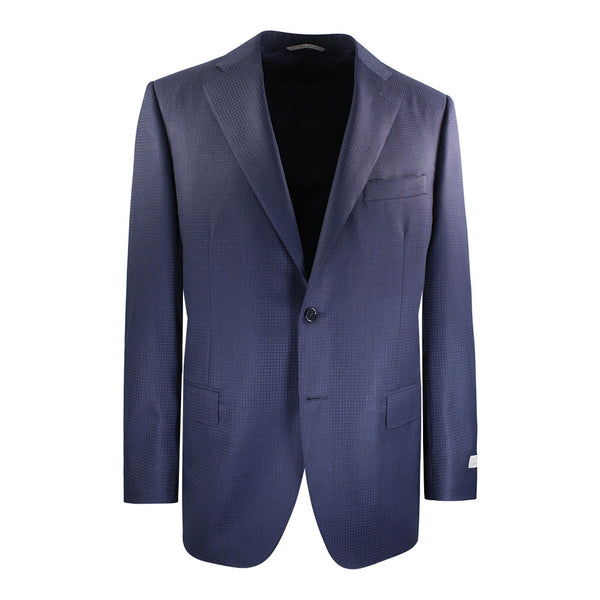 Canali Navy Dogtooth Suit