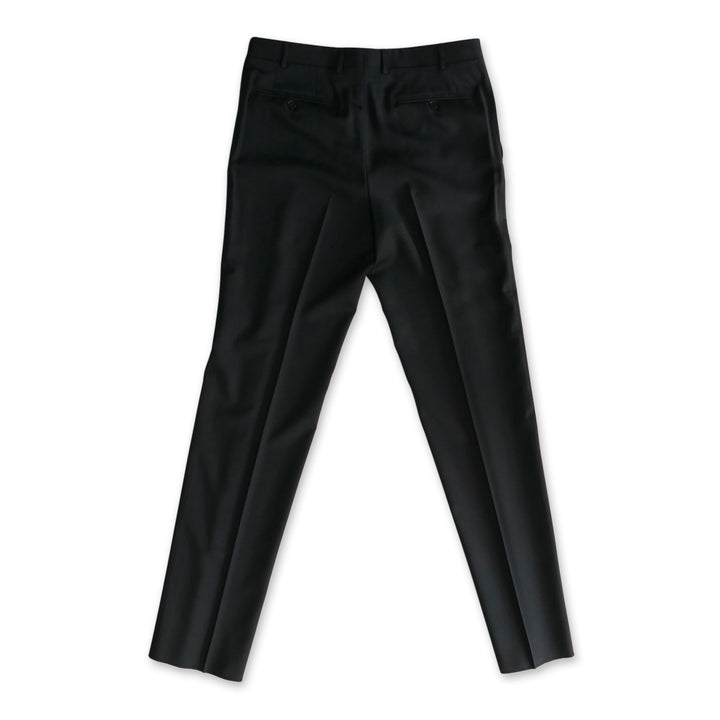 Canali Plain Flat Front Trousers
