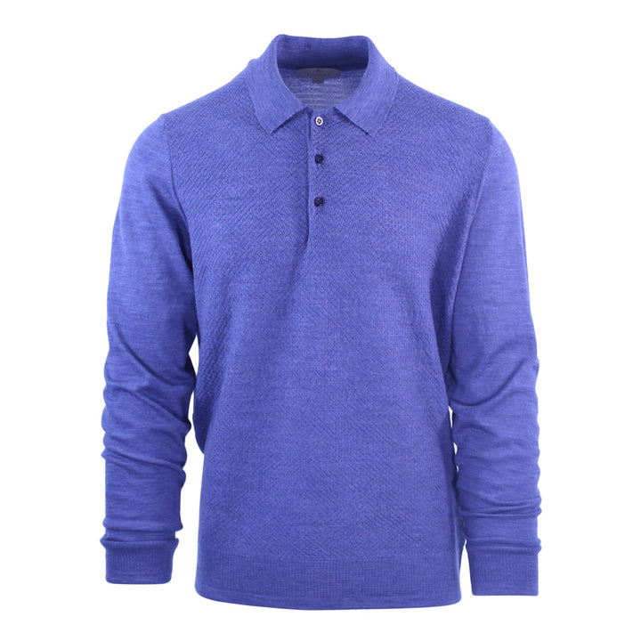 Canali Textured Front Polo5