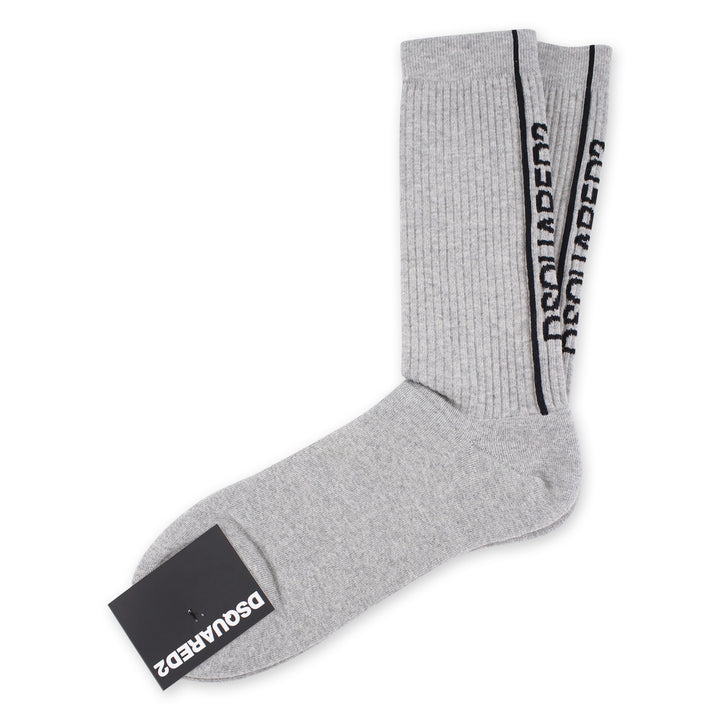 D2 Grey Sports Socks 1