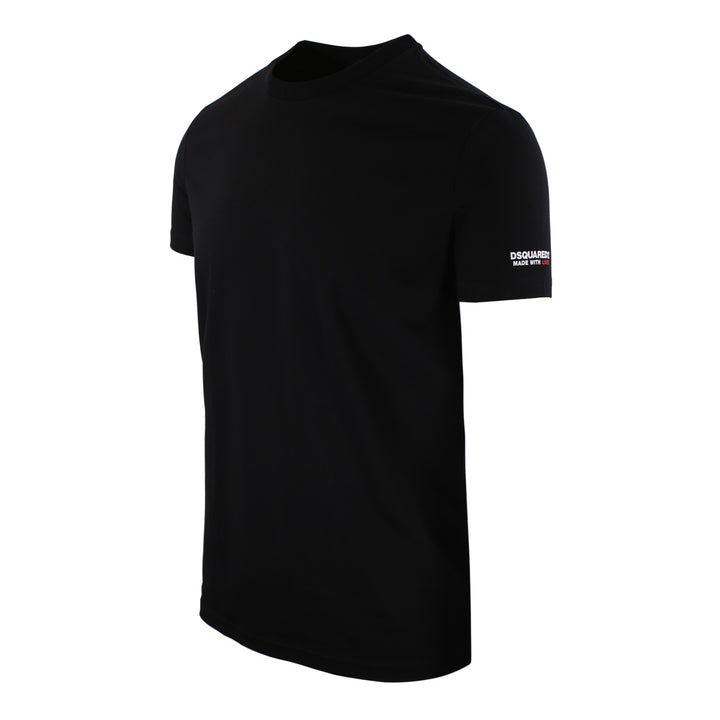 DSquared T-Shirt Made with Love Arm Logo 1