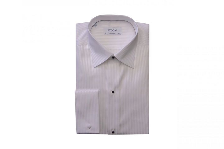 Eton Self Stripe Dress Shirt-1