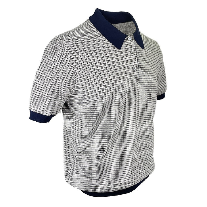 Gran Sasso 3 Button Patterned Polo 3