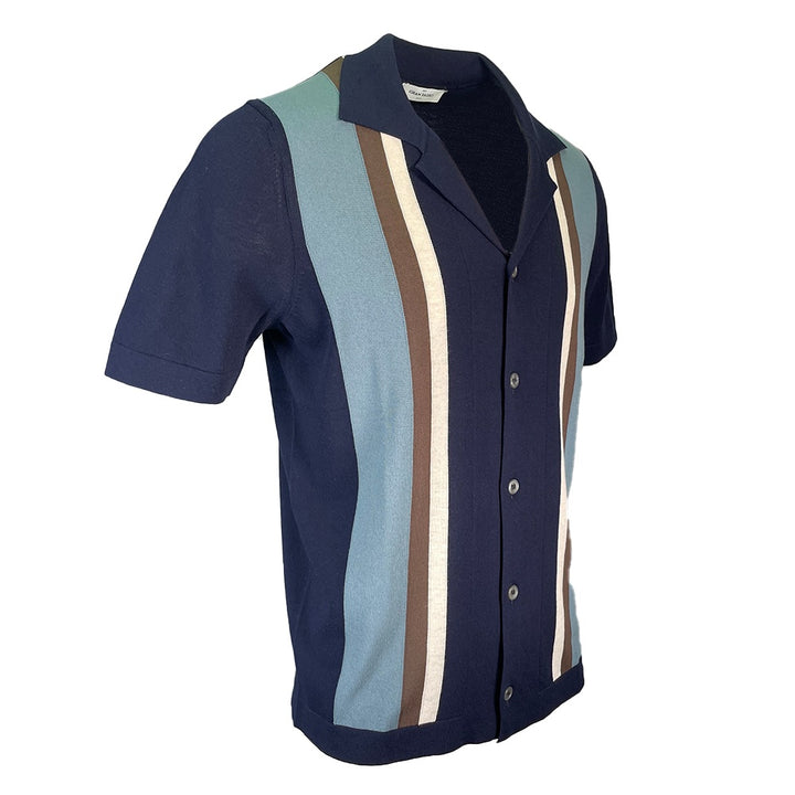 Gran Sasso Open Collar Knitted Shirt 1