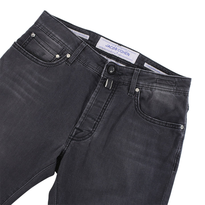 Jacob Cohen Mid Grey Black Tab Jeans 3