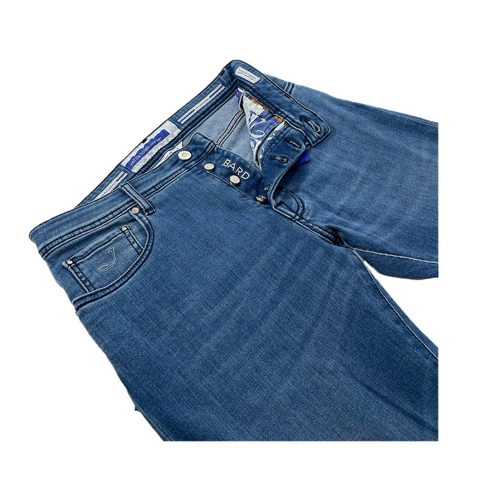 Jacob Cohen Navy Tab Light Denim Jeans 3