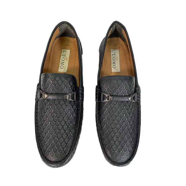 L'uomo Venice Textured Shoes