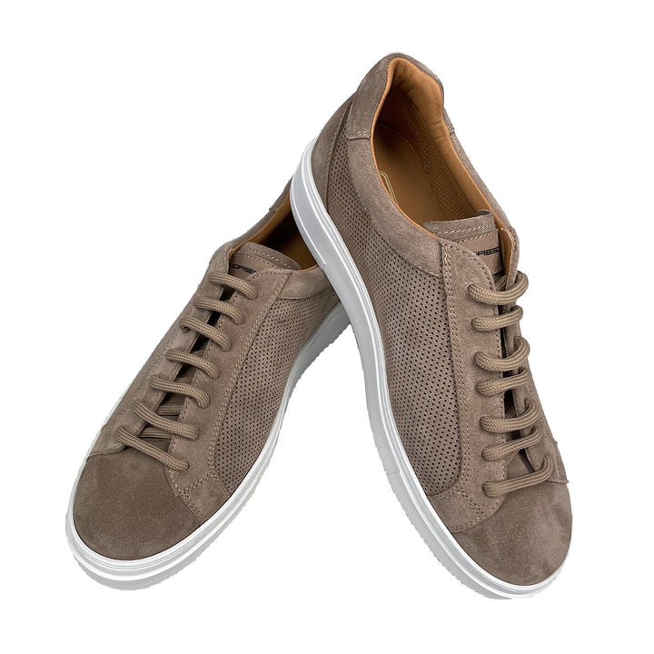 Moreschi Perforated Suede Sneakers 2