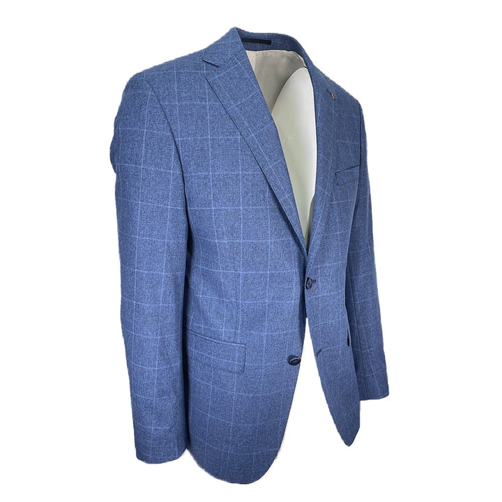 Roy Robson Blue Check Suit 3
