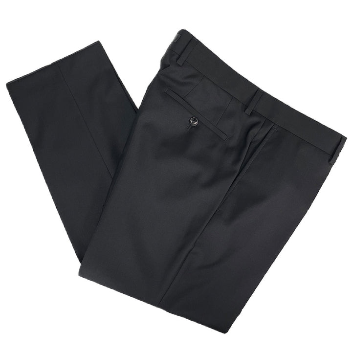 Roy Robson Plain Black Trousers 2