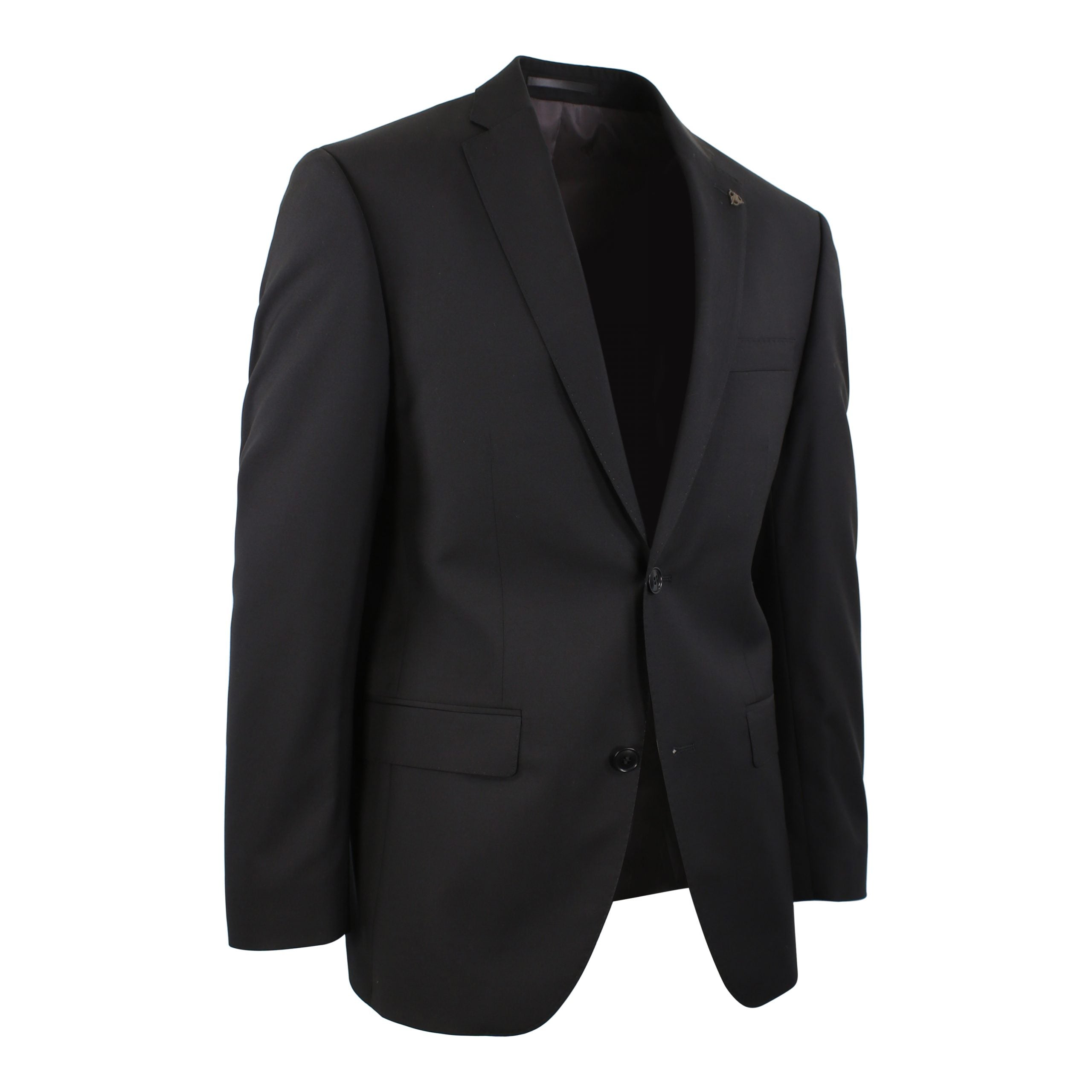 Roy Robson Plain Black Suit – L'uomo Menswear