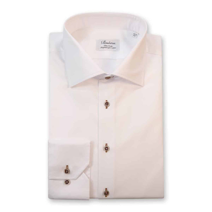 Stenstroms-White-Brown-Buttons-Shirt-1.jpg
